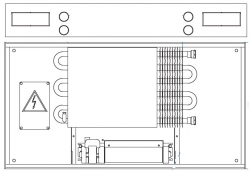Конвекторы TKV-13 Lx40x10, ширина 400 мм, высота 105 мм
