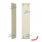 Вертикальный радиатор Zehnder Z-2180/09 N12 3/4" RAL 1013 (жемчужно-белый)