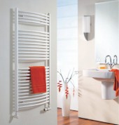 Полотенцесушитель Zehnder Janda Bow JAE-150-050/DD Белый (RAL 9016) электрический